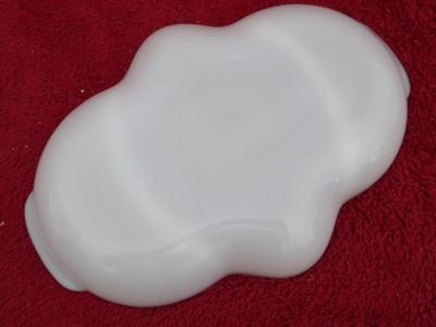 VTG MCM Anchor Hocking Fire King milk glass serving dish c.1950s?