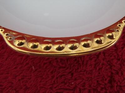 VTG MCM Anchor Hocking Fire King milk glass serving dish c.1950s?