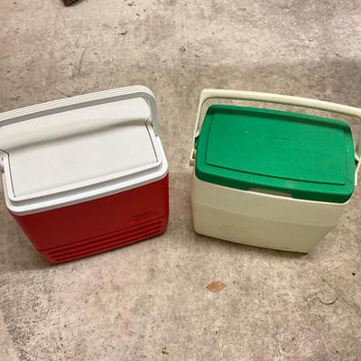 962 Pair Of Vintage Coolers