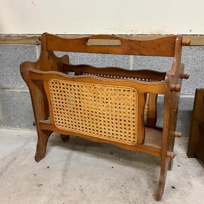969 Vintage Magazine Rack & Wine Rack
