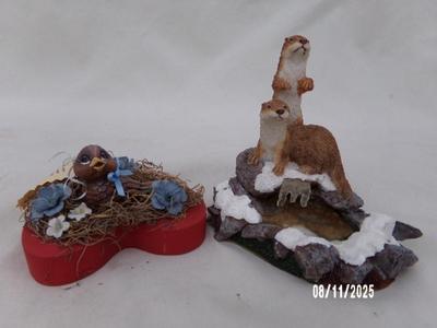 Ceramic shelf sitter critters, ain't they cute!