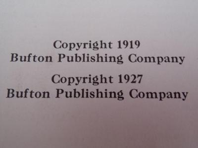 1927 Bufton’s Universal Cyclopaedia. (Encyclopedia) (c) 1919 & 1927.