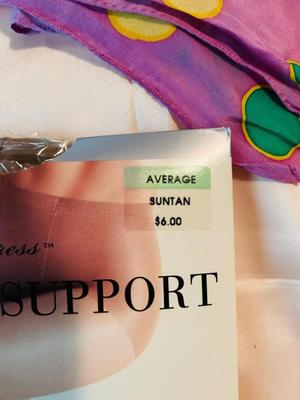NEW PANTY HOSE, SMALL SKIRT SLIPS, AND SCARVES