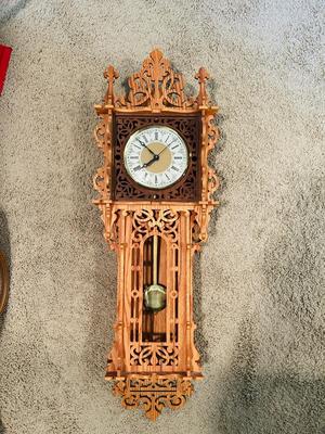 HANDCRAFTED PENDULUM WALL CLOCK