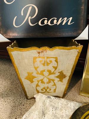 BRASS COLORED HOME DECOR