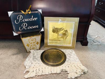 BRASS COLORED HOME DECOR