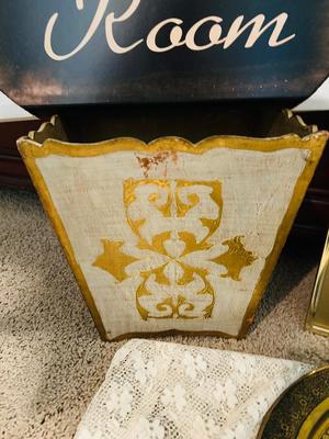 BRASS COLORED HOME DECOR