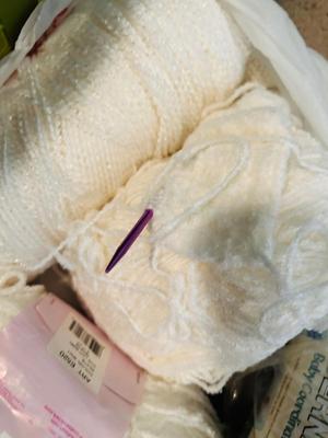 MANY SKEINS OF SUPER SOFT YARN