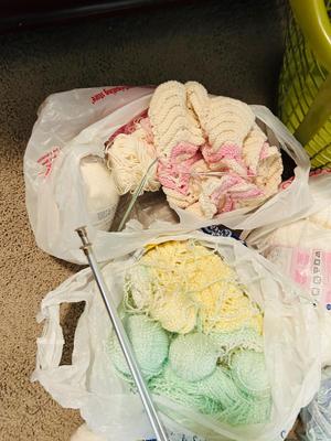 MANY SKEINS OF SUPER SOFT YARN