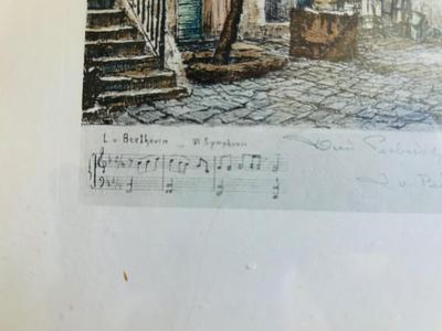 1910 “THE GOSSIP” BY CARL VON MARR (SEE DESCRIPTION ON OTHER TWO PRINTS)