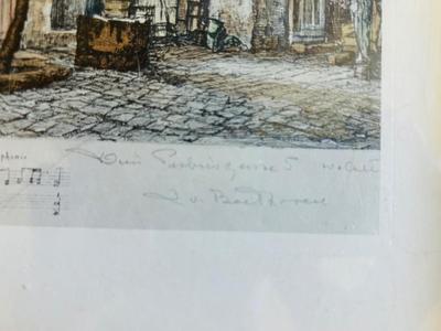 1910 “THE GOSSIP” BY CARL VON MARR (SEE DESCRIPTION ON OTHER TWO PRINTS)