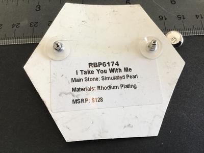 Simulated Pearl Rhodium Plating