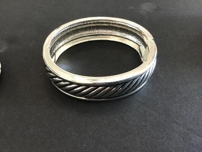 3 Silver Tone Bracelet. Like New