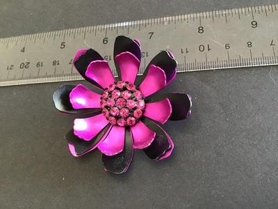 Satin Flower Brooch