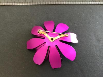 Satin Flower Brooch
