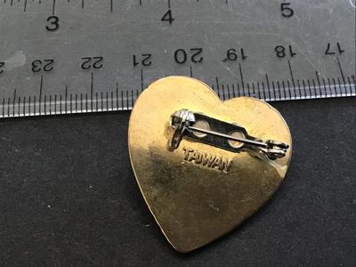 Tawain Vintage Heart Brooch