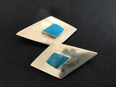 Statement 925 Marked Earrings