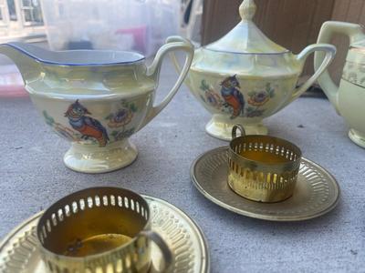 Sale Photo Thumbnail #534: Mismatched Tea Service (Lot of 13)