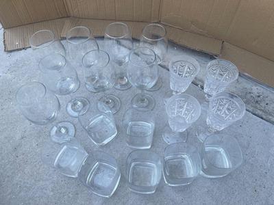 Sale Photo Thumbnail #548: Glassware Sets (Lot of 19 pieces)