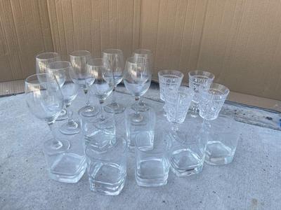 Sale Photo Thumbnail #547: Glassware Sets (Lot of 19 pieces)