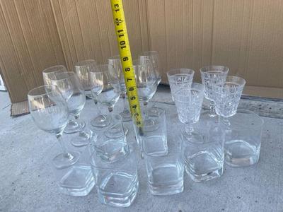 Sale Photo Thumbnail #550: Glassware Sets (Lot of 19 pieces)