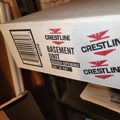 Crestline Basement Window 32"x16" sealed box