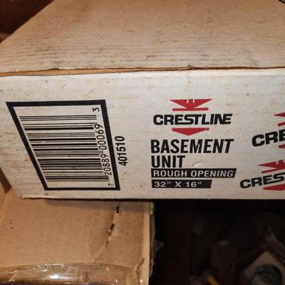 Crestline Basement Window 32"x16" sealed box