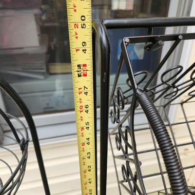 2 Metal Hanging Fruit, Produce, Snacks, Organizing Basket Racks