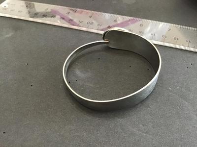 Fashion Silver Tone Cuff Bracelet