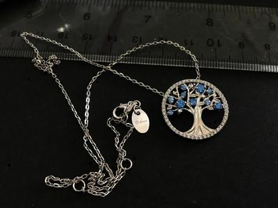 925 Blue Love Necklace