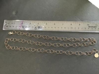 Rare Carol Lipworth Designer Necklace Gold Filled Digned