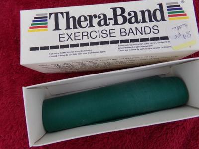 Thera-Band exercise bands, LNIB/unused