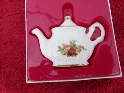 Royal Albert Christmas tree ornament. New in Box