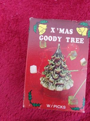 Christmas Goody Tree, hor d’oeuvres server, in OEM box. Ceramic.