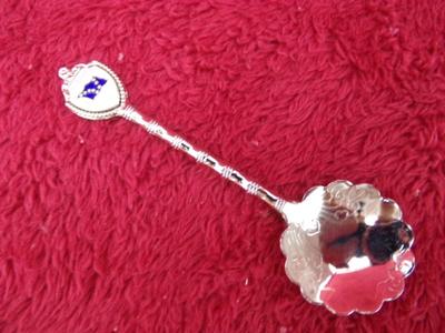 Alaska souvenir spoon. Appears chromed.