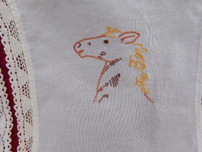 3 piece embroidered set. Hand crafted.