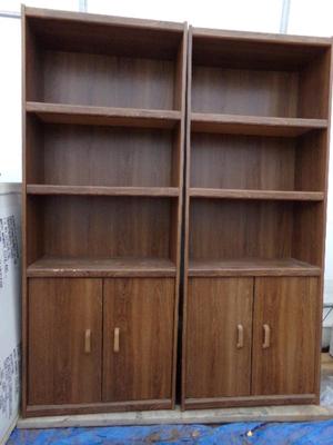 2 STORAGE UNITS a.k.a. bookshelves, good garage/basement storage shelves