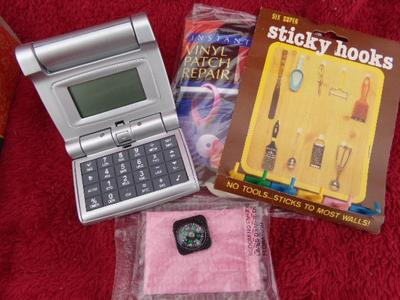 Household FIXIN’ stuff. AND watch band compass AND MORE