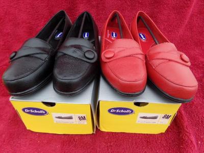 TWO pair of Dr. Scholl’s ladies shoes. NEW in box. Size 8M