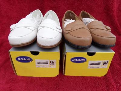 TWO pair of Dr. School’s ladies shoes. NEW in box. Size 8M