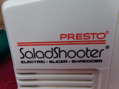 PRESTO SALAD SHOOTER, shot straight from the 70s? It runs!!