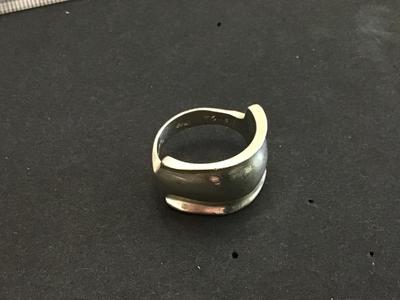 925 Large Silver Marked Ring