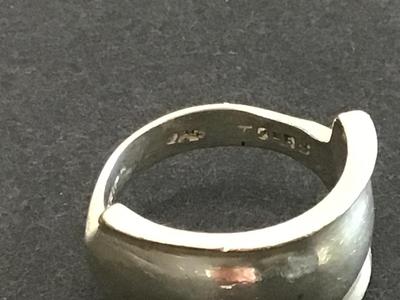 925 Large Silver Marked Ring