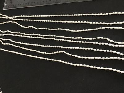 4 Necklaces Fresh Water Seed Pearls.