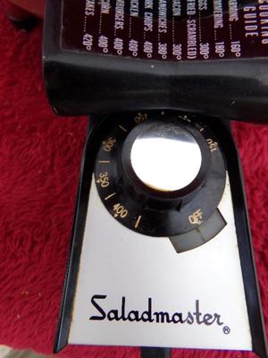 Saladmaster electric skillet. Stainless Steel clad modern design.