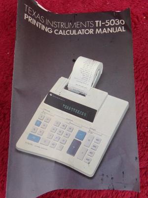 I know you don’t have one of these! TI-5030 desk top calculator . . .