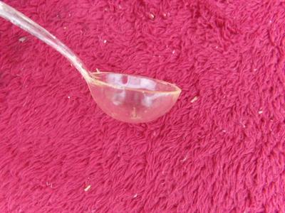 VTG small honey container for table service.