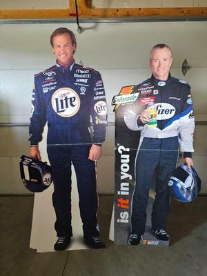 Sale Photo Thumbnail #283: Two Nascar life-size cutouts in excellent condition. Won't find these anywhere.
