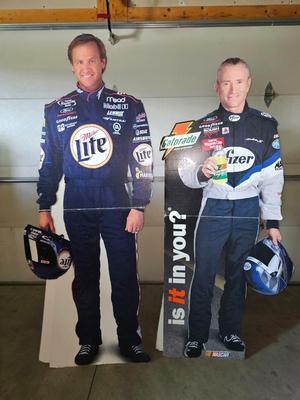 Sale Photo Thumbnail #282: Two Nascar life-size cutouts in excellent condition. Won't find these anywhere.