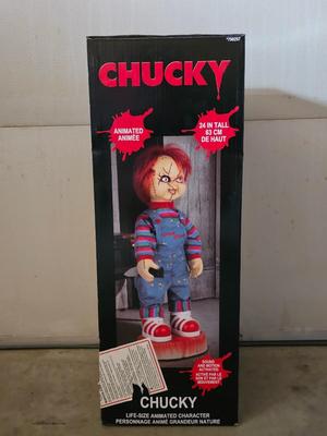 Sale Photo Thumbnail #284: Chucky animated doll,, Brand New!